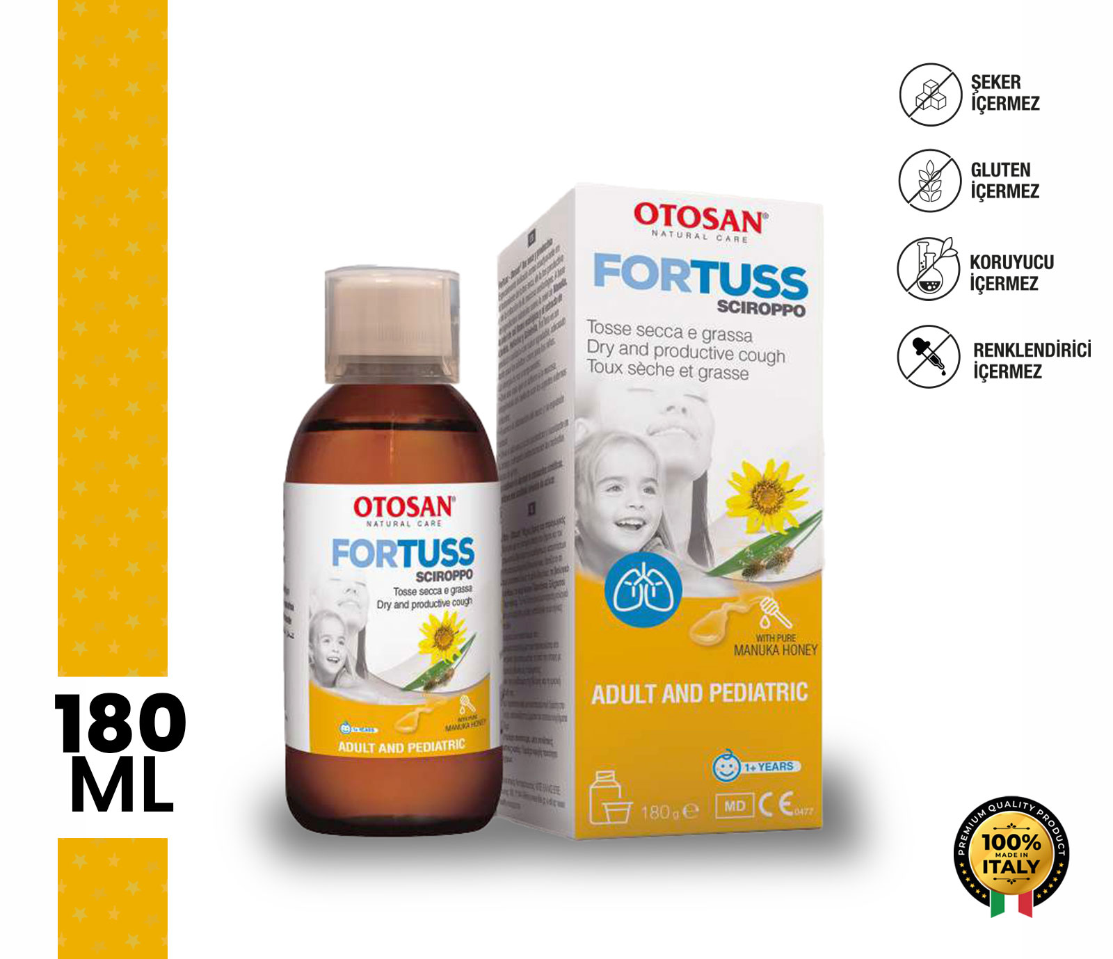 Otosan Fortuss Öksürük Şurubu 180 Ml